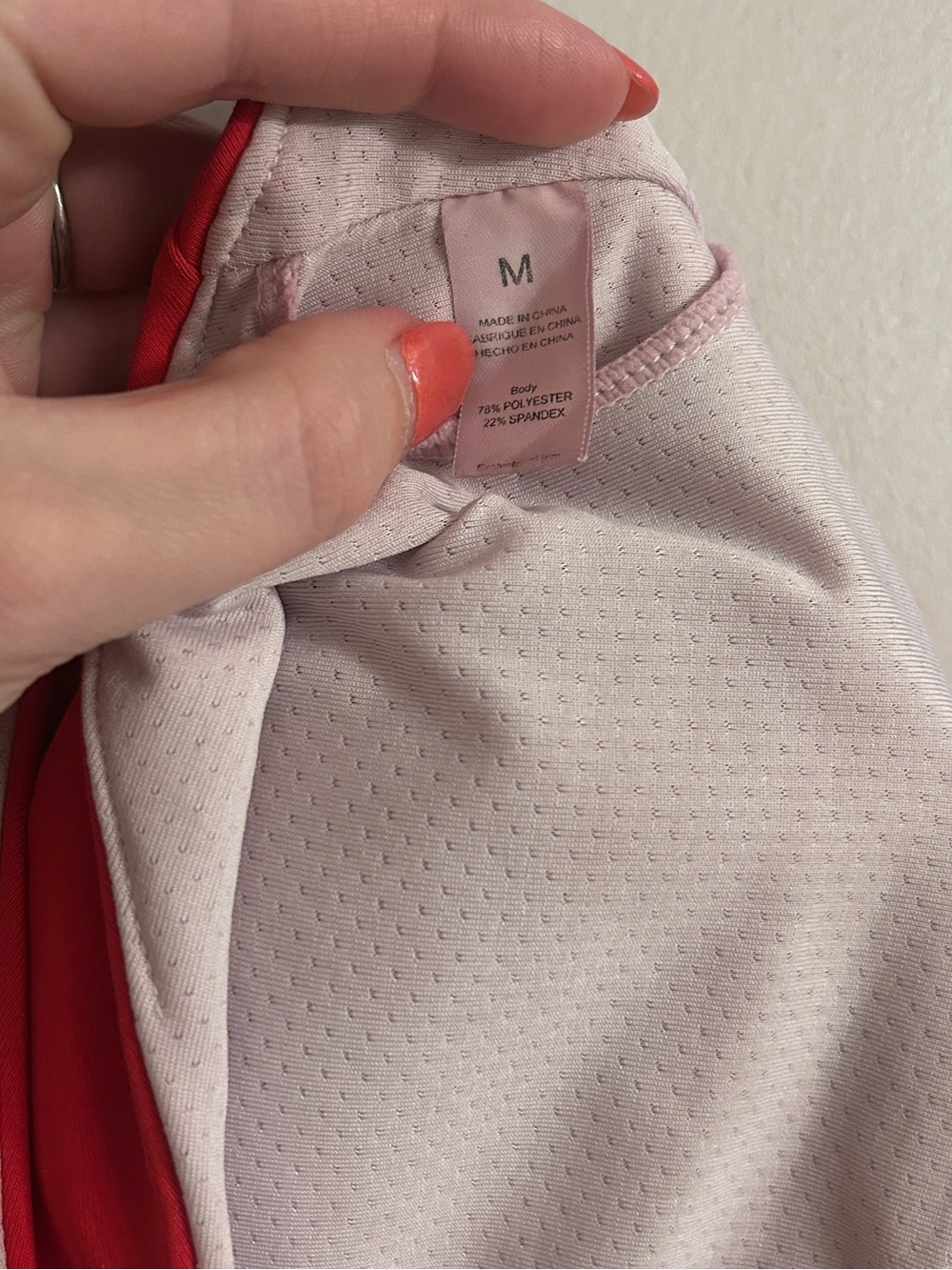 Unbranded Lululemon Dupe Red Sports Bra Size Medium - Picture 3 of 3